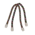 thumbnail image 3 of kusrkot Bird Colorful Rope Perches Cotton Ropes Bungee for Parakeet Cockatiel Budgie, 3 of 9
