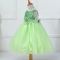 thumbnail image 4 of Gyratedream 3-10Y Little Baby Girls Lace Tulle Wedding Birthday Party Grown Princess Dress, 4 of 6