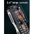 thumbnail image 2 of Botón pulsador de pantalla grande, gran potencia, resistente, bajo precio, portátil, teléfono móvil, dos torch, Whatsapp, Sim Dual, FM, sonido fuerte, ancianos, 2 of 5