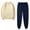 Beige, variant on Lyrcatrment Workout Womens 4 Piece Sets Long Sleeve Crewneck Sweatshirts Loose Pants Set Fall Winter Casual Athletic Gym Sport Outfits Matching Sets Fashion(3X-Large,Beige)