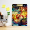 thumbnail image 6 of FMSHPON Musical Note Art Painting Clipboard Hardboard Wood Nursing Clip Board and Pull for Standard A4 Letter 13x9 inches, 6 of 8