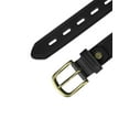 thumbnail image 2 of INSPIRE CHIC Women's Solid Color Faux Leather Belt Metal Pin Buckle Waist Belts 125cm/49.21" Black2, 2 of 4