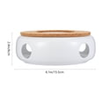 thumbnail image 3 of 1Pc Ceramic Teapot Warmer Teapot Heating Base Tea Heater for Home Office, 3 of 5