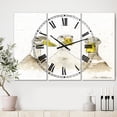 thumbnail image 2 of Designart 'Three White Ducks' Large Farmhouse Wall Clock, 2 of 3