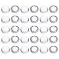 thumbnail image 1 of Unique Bargains Cabochons en Verre Transparent, 100 Pcs Dalles Rondes en Verre 14mm Plus Épaisses pour Fabrication de Bijoux Pendentif Photo, Transparent, 1 of 5