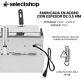 thumbnail image 4 of Freidora Aceite Eléctrica Doble 12 Lt Industrial 2500w Acero Inoxidable, 4 of 5