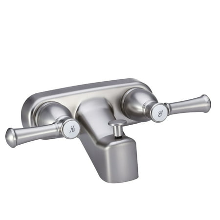 Dura Faucet Designer Rv Tub Shower Diverter Faucet Brushed