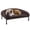 Brown-36.0"L x 28.0"W x 8.3"Th, variant on Elevated Dog Bed With Bolster Cushion Fluffy Plush Couch Beds For Small Dogs Cats Washable Raised Pet Non-slip Feet Indoor Or Patios Use 36 X 28 Inches Brown