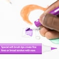 thumbnail image 3 of BAZIC Brush Markers 12 Classic Colors, Fine Line Washable Coloring Marker (12/Pack), 72-Packs, 3 of 7