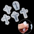 thumbnail image 3 of Silicone Cross Necklace Mold - Jewelry Casting Resin Craft Supplies, 5 Pieces, 3 of 7