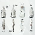thumbnail image 4 of Farfi Pneumatic C Type Quick Connector High Pressure Coupling Air Compressor Fitting (PP20), 4 of 13