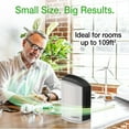 thumbnail image 4 of Lasko 109 Sq. ft True HEPA Tabletop Air Purifier with Timer, White, LP200, 4 of 12