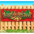 thumbnail image 1 of Merry Christmas 13 oz Vinyl Banner With Metal Grommets, 1 of 4