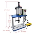 thumbnail image 2 of Pneumatic Punch Press Machine 1763lb/800kg 110V for Electronics Hardware Stamping, 2 of 21