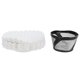thumbnail image 2 of Taza de cesta de filtro de café con 100 Uds. De papel de filtro, herramienta de filtrado, accesorios para máquina de café, 2 of 8