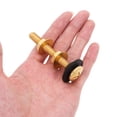 thumbnail image 3 of Raindrops Toilet to Bowl Bolt Kit with Multi Brass Finish, Easy to Install Toilet Repair Hardware Set for Bathroom, 3 of 8