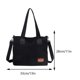 thumbnail image 1 of Bolso de mano de pana para mujer Bolso de hombro de invierno Bolso hobo con cremallera y asa superior (negro), 1 of 8