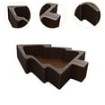 thumbnail image 6 of Kuntesetty Christmas Tree Serving Tray Fruit Bowl Xmas Party Decor Serving Platter for Appetizer Cookies Living Room Dining Room Holiday Brown, 6 of 9