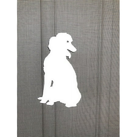 DCentral French Poodle Flexible Screen Magnet: Double-Sided D&eacute;cor; For NON-RETRACTABLE Screens Multipurpose Helps to Stop Walking into screens Covers small tears in Screens . Size 3.5 x 5.9