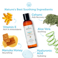 thumbnail image 2 of Era Organics Moisturizing Face Wash For Sensitive Skin 4oz - Gentle Sulfate Free Facial Cleanser and Body Wash with Organic Aloe Vera & Soothing Manuka Honey for Dry Oily, Cracked, Damaged, Itchy Skin, 2 of 6