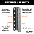 thumbnail image 2 of Curt Manufacturing 48650 Lunette Eye Channel, 2 of 2