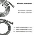 thumbnail image 2 of Hansgrohe 26531001 Raindance Select S120 Handshower&44; Chrome, 2 of 8