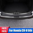 thumbnail image 2 of Protector interior de maletero de coche, cubierta de placa de parachoques trasero para Honda CRV 6th Gen 2023 2024 2025/CR-V, accesorios híbridos de acero inoxidable, 2 of 5