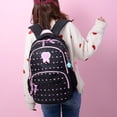 thumbnail image 2 of Qarigey con estampado de para estudiantes, de moda para niños de primaria, libro de calidad, adolescentes, niñas, niños, Mochilas Rosa roja Qarigey AP013046-04, 2 of 6