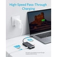 thumbnail image 7 of Anker Laptop Docking Station Dual Monitor, 8-in-1 USB C Hub, 4K Dual Monitor with 2 HDMI, 1 Gbps Ethernet Hub, 85W Power Delivery, SD Card Reader Compatible for MacBook Pro (Charger not Included), 7 of 7