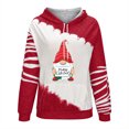 thumbnail image 4 of Sudadera para Mujer Cuello Redondo Sudaderas Moda Estampado Pullover Tops Manga Larga Blusa Con Capucha Odeerbi  ODB-5, 4 of 7