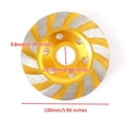 thumbnail image 3 of LOVIVER Diamond Grinding Cup Wheel 4" Disc Shredder Cup Stone Sanding Grinding Wheel for, 3 of 8