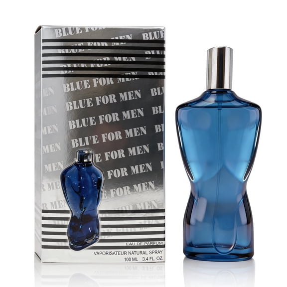 Blue for Men Urban Cologne Mens Perfume, Los Mejores Perfumes para Hombres Sandalwood Oud Gourmand Cedar Citrus Scent 3.4 fl oz