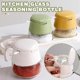 thumbnail image 4 of Spice rack, clear glass spice jar with lid and spoon, kitchen spice storage container, 4 of 5