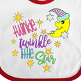 thumbnail image 4 of Inktastic Twinkle, Twinkle, Little Star with Yellow Moon in Night Cap Boys or Girls Baby Bib, 4 of 4