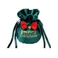 thumbnail image 2 of Vacemry Under $5 Small Velvet Drawstring Pouch, Mini Gift Bag for Christmas Eve Presents and Holiday Party Favors, Soft Fabric Storage Sack for Tiny Keepsakes Jewelry and Accessories, 2 of 6