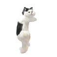 thumbnail image 1 of Realistics Synthetic Fur Cat Figurines Simulation Fur Pet Stuffed Toy Home Animal Decorative Props, 1 of 4