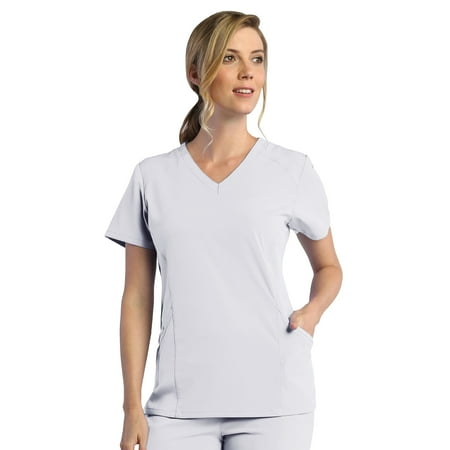 

Maevn PURE Women s Modern V-Neck Scrub Top [XXS - 3XL FREE SHIPPING]