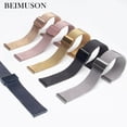 thumbnail image 2 of 14/16/18/20/22mm Universal Milanese Watchband Quick Release Watch Band Mesh Stainless Steel Strap Wrist Belt Bracelet Silver Rose gold 16mm, 2 of 6