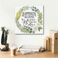 thumbnail image 6 of Epic Graffiti 'Happiness Blooms' by Deb Strain, Giclee Canvas Wall Art, 18"x18", 6 of 8