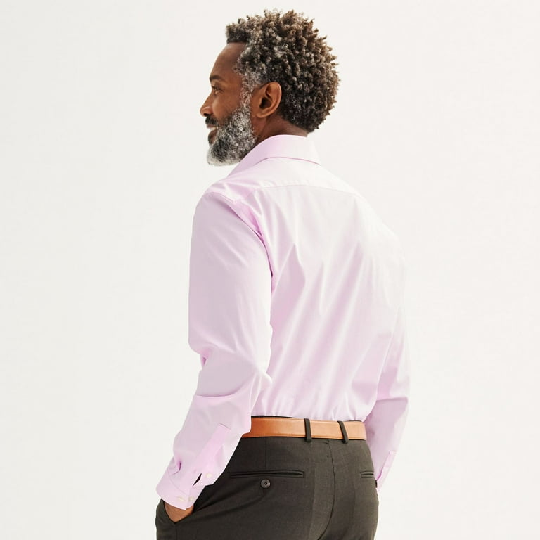 mens apt 9 dress shirts Men APT. 9 Premier Flex Dress Shirt Long Sleeve. Wrinkle Resistant. Slim Fit