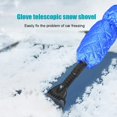 thumbnail image 4 of Winter Machine Extendable Car Cleaning Ice Scraper Snow Shovel Car Windshield Snow Brush with Gloves Auto Window Snow Remover goodthing (Color : Black), 4 of 7