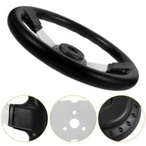 CRAFTHROU 1Pack 11.79X11.79X2.36In Pu Steering Wheel For Kart And Atv