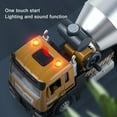 thumbnail image 4 of ufehgfjh Alloy Truck Light Music Pull Back Cement Tanker Large Concrete Toy Car Model, 4 of 5