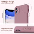 thumbnail image 3 of czcpp-Compatible avec Étui iPhone 11 6.1 Pouces, avec 2 x Protecteur d'Écran en Silicone Liquide Gel Ruber [Corps Complet] Étui de Téléphone Antichoc pour iPhone 11-Lilas Violet, 3 of 4