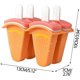 thumbnail image 2 of Watermelon Ice Lolly Moulds with Sticks, Handles Reusable, Easy to Demould, Drip-Proof, Easy to Remove Reusable Ice Cream Mould, 2 of 2