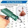 thumbnail image 4 of shiyou-320PCS Silver Pop Rivet washers Assortment kit for Pop Rivets Diameter 1/8",5/32",3/16" 304 Stainless Steel pop Rivet Washer Aluminum pop Rivet washers Blind Rivet Washer, 4 of 4