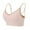 Pink, variant on Babysbule Bras for Women Clearance Women's Ruched Sports Bras Padded Workout Tops Medium Support Crop Tops
