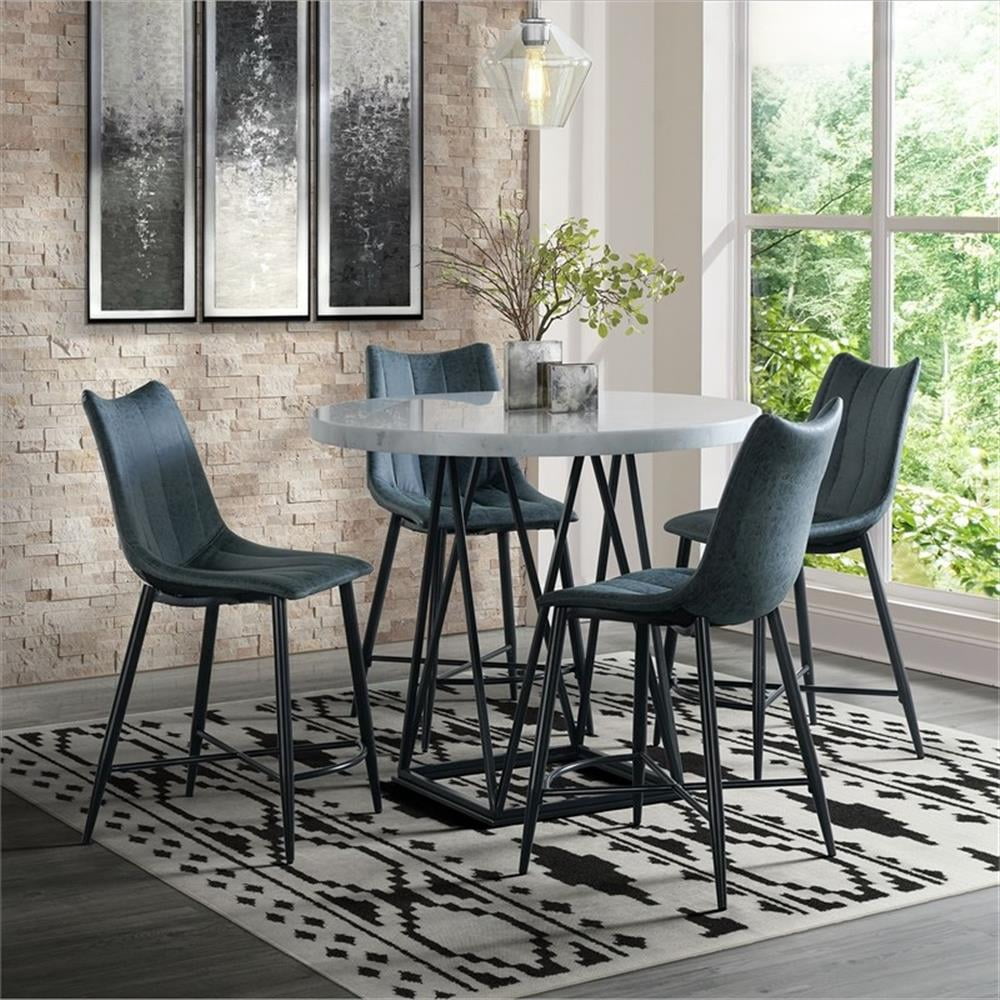 Picket House Furnishings Conner Counter Height Dining Table in White