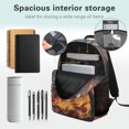 thumbnail image 7 of HUIACONG 4pcs Boys School Backpack Set, Patriotic Fire Eagle Boys Backpack with Lunch Box Set for Kids Teens, 17 Inch Cool Bookbag for Elementary Middle School, Travel Back Pack for Age 8-12, 7 of 7