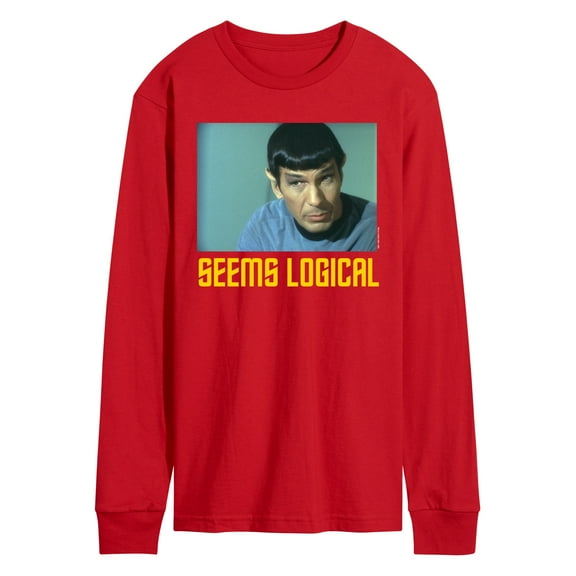 Star Trek - Spoc Seems Logical - Men's Long Sleeve Graphic T-Shirt